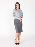 Gracia Fashion Women's Striped floral shirt